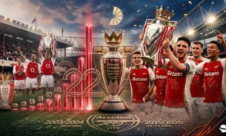 Historia e plotë e titullit kampion të Arsenalit, shifrat, fakte dhe momenti historik, gjithçka që duhet të dini