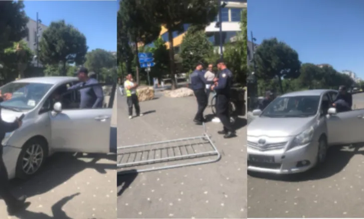 I riu nga Lezha tenton të hyjë me makinë në sheshin “Skënderbej” të mbushur me njerëz, shmanget incidenti i rëndë