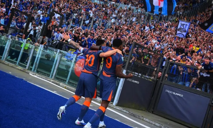 Inter nuk fal ndaj Lazio-s, zikaltrit e mbyllin pjesën e parë në avantazh të dyfishtë në “Olimpico” (video)