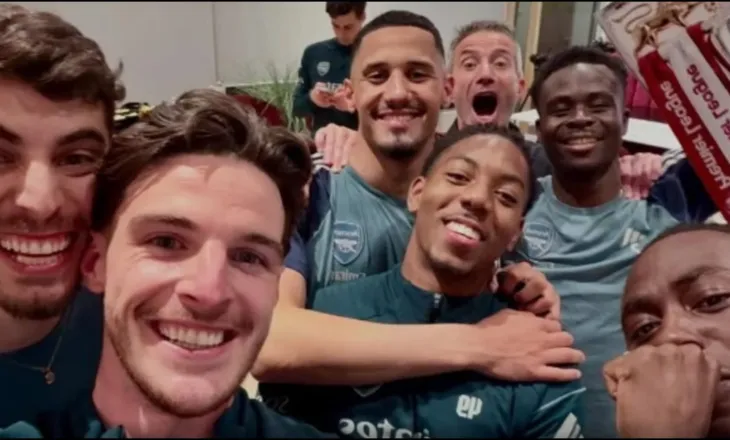 ‘Ju kisha thënë të gjithëve…’/ Declan Rice feston titullin e Arsenalit në rrjetet sociale