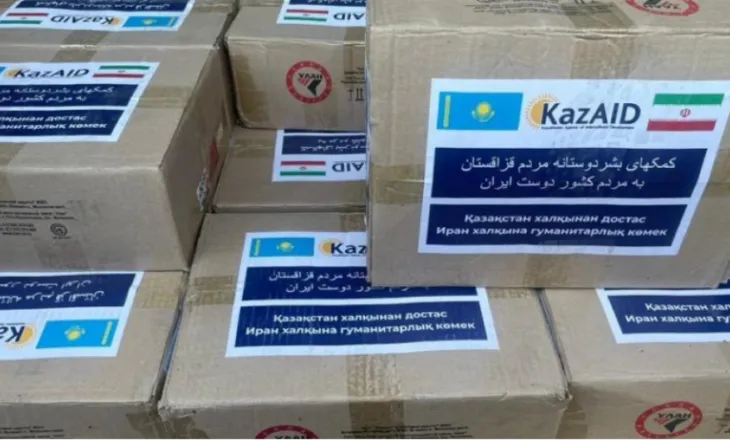 Kazakistani dërgon 30 vagonë me ndihma për Iranin