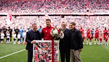 Kohë lamtumirash te Bayerni, kampionët e Gjermanisë përshëndesin Leon Goretzka, Raphaël Guerreiro dhe Nicolas Jackson