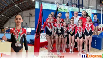 Kombëtarja e Gjimnastikës triumfon në Itali, shkodrania Amatia Lleshi merr 5 medalje, 3 janë të arta…