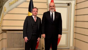Konferenca e 8-të Ndërqeveritare Shqipëri-BE, Rama pritet nga Kryeministri i Belgjikës
