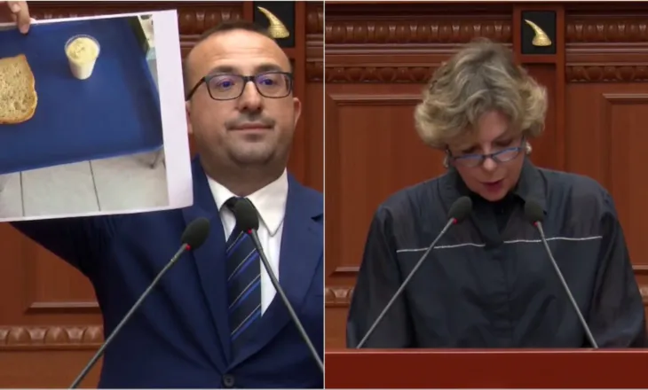 Korreshi nxjerr foton e bukës me kos: Si pacientët e Lushnjës e hani dhe ju mëngjesin zonja ministre? I përgjigjet ministrja Sala: Mos përdorni shëndetësinë për politikë