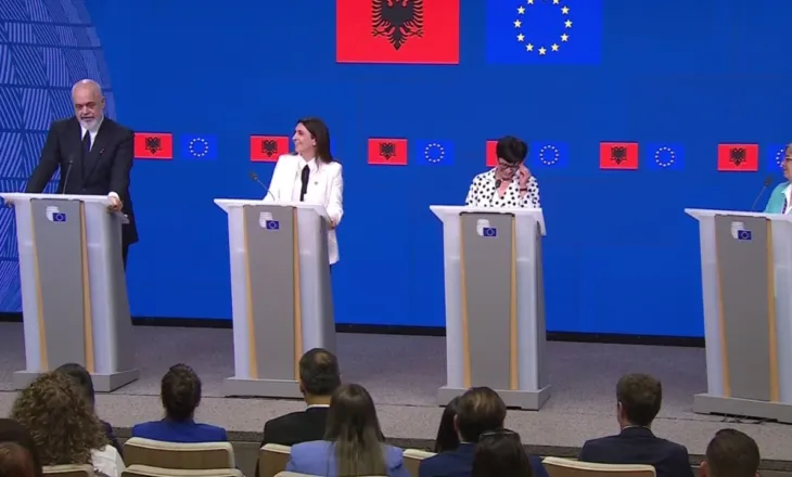 Kos: Do t’i ngjitem Korabit së bashku me kryeministrin/ Rama batuta me komisioneren: Mund t’i ngjitemi Kullës Eiffel