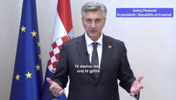 Kryeministri i Kroacisë Plenković mesazh për PD: Suksese Kuvendit dhe mbështetje për orientimin pro-evropian
