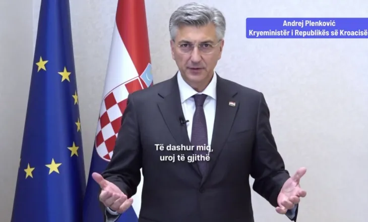 Kryeministri i Kroacisë Plenković mesazh për PD: Suksese Kuvendit dhe mbështetje për orientimin pro-evropian