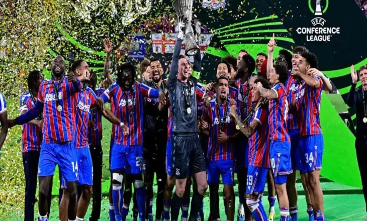 Liga e Konferencës flet anglisht, Kristal Palas mposht Vajekanon e Ivan Balliut dhe fiton për herë të parë trofeun europian