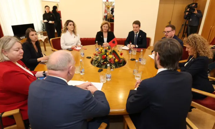 Lituani / Ministri Hoxha takim me Kryetarin e Komisionit për Punët e Jashtme: Rritja e bashkëpunimit parlamentar afron Shqipërinë me BE-në