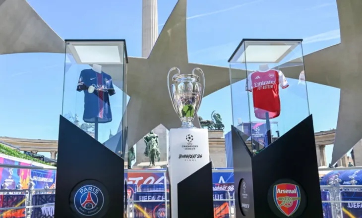Masa të jashtëzakonshme sigurie në Budapest për finalen e Champions League, kryeqyteti hungarez pret 100 mijë tifozë për duelin Arsenal–PSG