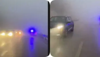 Mjegulla pushton aksin “Kardhiq-Delvinë”/ Vështirësohet qarkullimi nga aksidentet rrugore, policia bën apel për kujdes