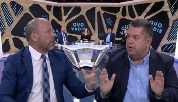 “Mos më bëj avokatin ti”/ Plas debat i ashpër, mes Shkurtit dhe Mziut në studion televizive