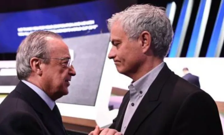 Mourinho gjithnjë e më pranë rikthimit te Reali, tekniku portugez bisedon me presidentin Perez