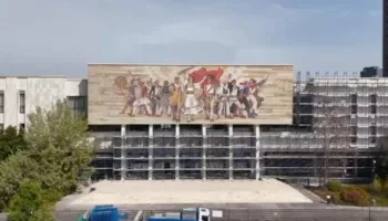 Muzeu Historik Kombëtar drejt përfundimit të fazës së parë restauruese, ministri Blendi Gonxhja publikon pamjet