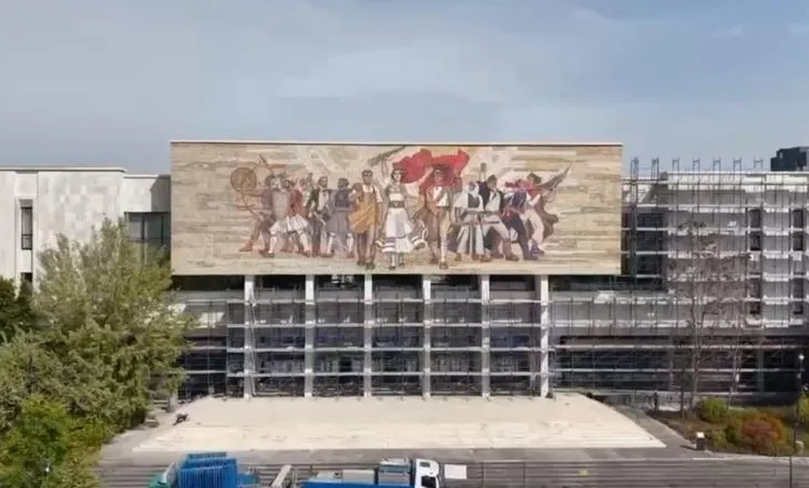 Muzeu Historik Kombëtar drejt përfundimit të fazës së parë restauruese, ministri Blendi Gonxhja publikon pamjet