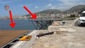 Ndërtim i paligjshëm në Sarandë, arrestohen 8 persona, shpallet në kërkim pronarja e hapësirës së plazhit