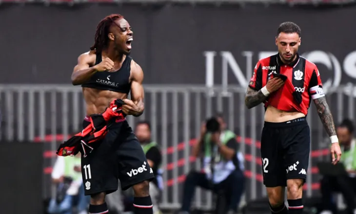 Nicë mposht Sent Etien dhe ruan kategorinë e Ligue 1