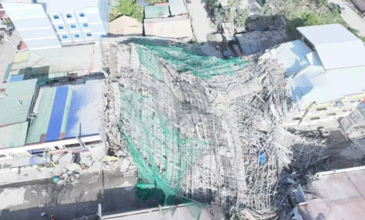 Një godinë në ndërtim shembet në Filipine, 19 të zhdukur
