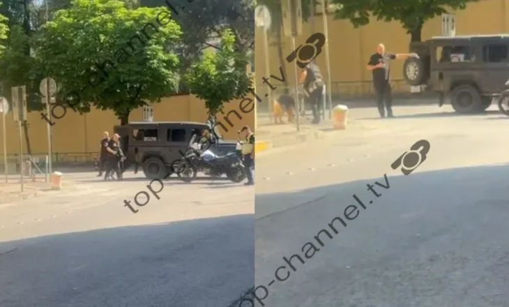 Një kovë e lenë në rrugë ngriti policinë në këmbë, alarmi për bombë pranë Ambasadës Amerikane rezulton fals