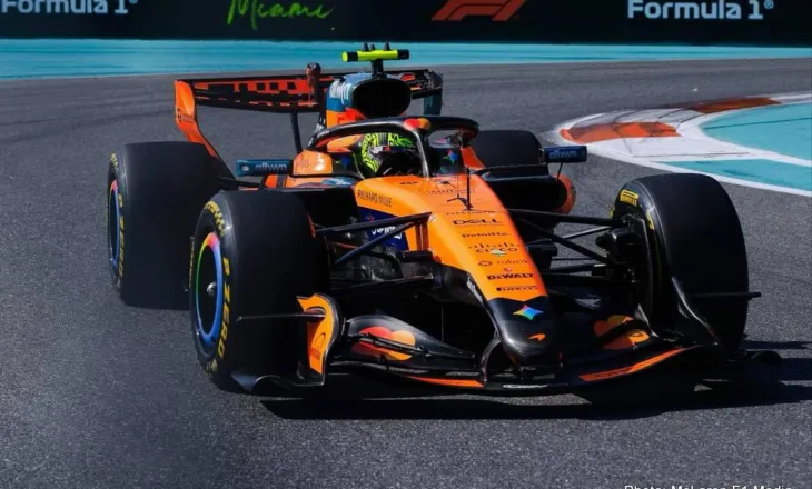 Norris dhe Antonelli në vijën e parë të nisjes në garën sprint, zhgënjen Ferrari