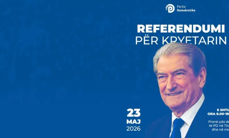 Nuk ka zgjedhje në PD, Berisha i quan “referendum për kryetarin”. Qendrat e votimit brenda degëve në rrethe do qëndrojnë 10 orë të hapura