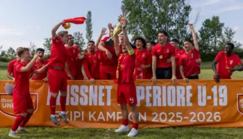 Partizani U-19 shpallet kampion në Abissnet Superiore dhe do të përfaqësojë Shqipërinë në UEFA Youth League