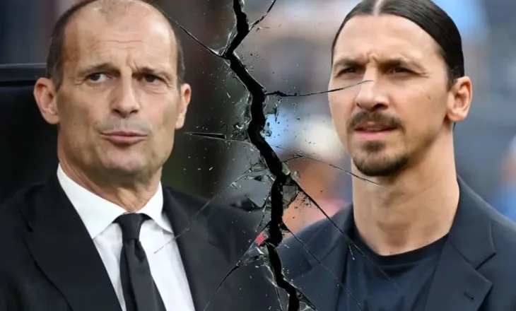 Plas grushti te Milani? Zlatan Ibrahimovic dhe Allegri kapen me duar në restorant, i ndan Igli Tare