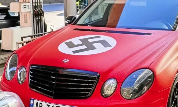 Policia në Tiranë kërkon ‘Benz-i’ me simbole naziste