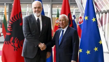Presidenti i Këshillit Europian konfirmon vizitën në Shqipëri, Antonio Costa do të takohet me Ramën më 2 qershor në Tiranë