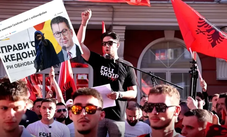 Protesta e studentëve shqiptarë në RMV, media bullgare: Shkupi përzien botën serbe me albanofobinë