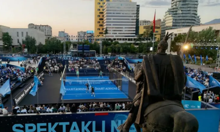 Rama fton qytetarët: Pas finales së Champions League, shijoni spektaklin e padelit në Sheshin Skënderbej