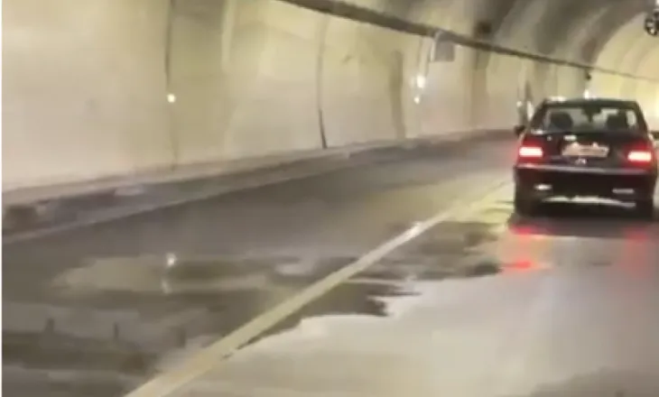 Rikthehen problemet në Tunelin e Skërficës/ Ujë në brendësi të tunelit, ngrihen shqetësime për sigurinë rrugore