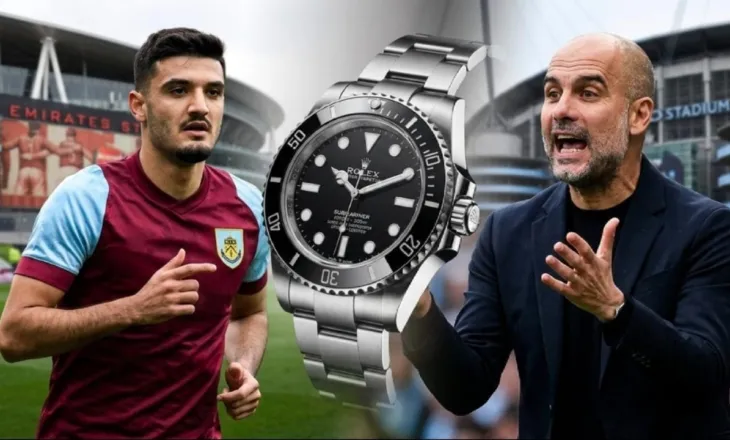 “Rolex” për Armando Brojën? Premtimi i çmendur i Guardiolës nëse Burnley ndal Arsenalin