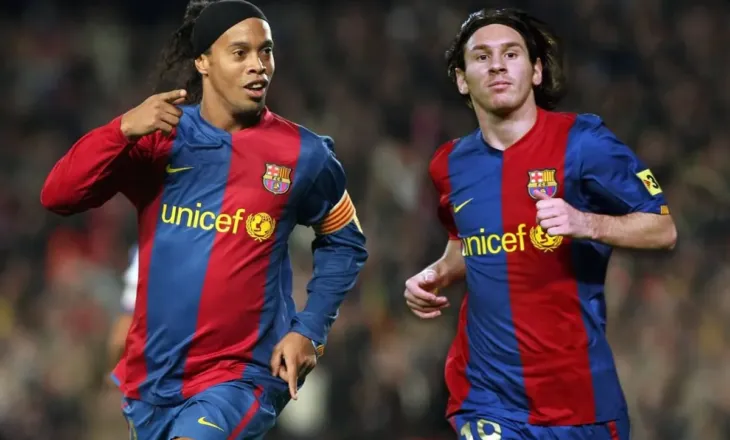 Ronaldinjo kishte paralajmëruar se Mesi do të bëhej lojtar më i madh se ai