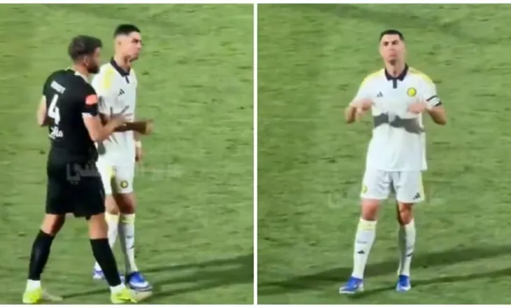Ronaldo provokohet nga tribunat me kor për Messin, portugezi reagon i irrituar (video)