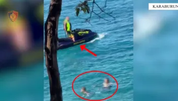 Rrezikoi jetën e pushuesve, Policia Kufitare bllokon mjetin lundrues Jet Ski
