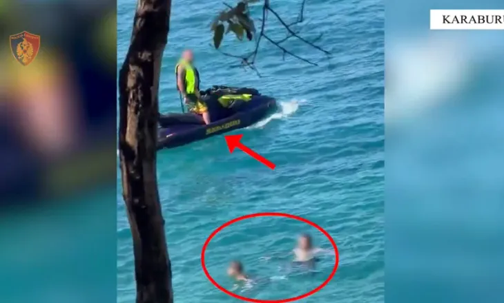 Rrezikoi jetën e pushuesve, Policia Kufitare bllokon mjetin lundrues Jet Ski