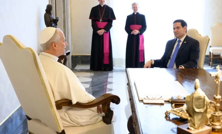 Rubio takon Papën në Vatikan, bisedime kokë më kokë pas përplasjeve të fundit me Trump, çfarë u diskutua