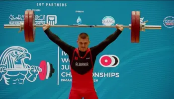 Samoel Rrasa medalje argjendi në stilin e shkëputjes, në botërorin e kategorisë junior