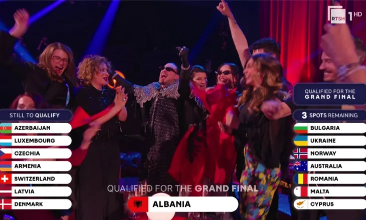 Shkodrani Alis Kallaçi me “Nân” kualifikon Shqipërinë në finalen e Eurovision Song Contest 2026…