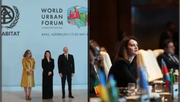 “Shqipëria po ndërton qytetet e së ardhmes!”, mesazhi i ministres Koçiu nga Forumi Botëror Urban 2026 në Baku