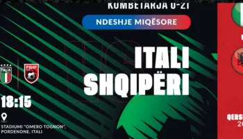 Shqipëria U-21 miqësore me Italinë, ja ku dhe kur do të luhet ndeshja