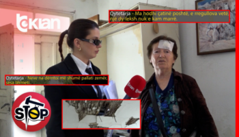 S’ia shembi dot shtëpinë tërmeti, por tritoli i pallatit pranë! E moshuara në qiell të hapur, ç’i tha Rama