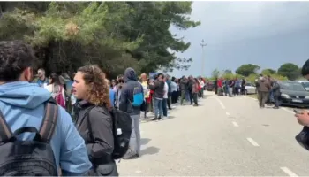 Tensione në hidrovorin e Akërnisë në Vlorë/ Shoqëria civile hyn në kantier dhe kërkon ndalimin e punimeve