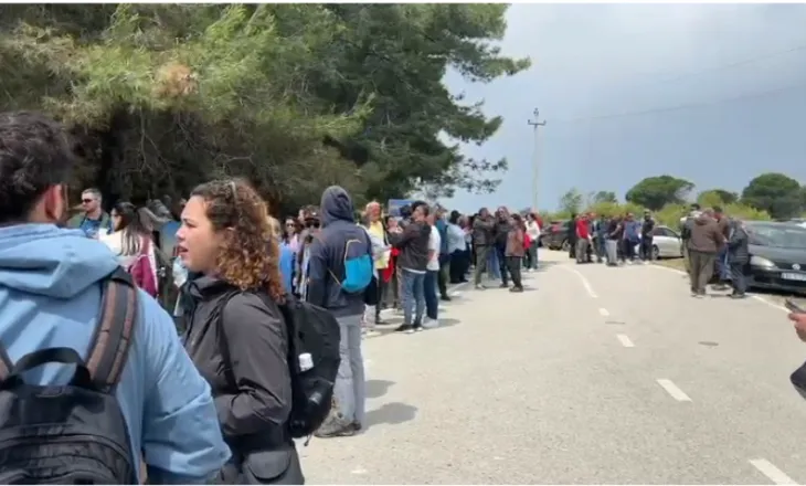 Tensione në hidrovorin e Akërnisë në Vlorë/ Shoqëria civile hyn në kantier dhe kërkon ndalimin e punimeve