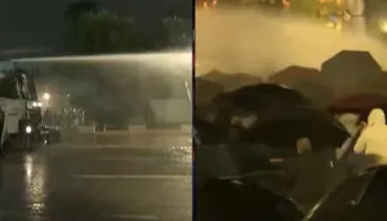 Tensionohet situata, policia bllokon protestuesit me gaz dhe ujë