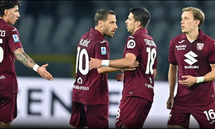 Torino e Ismajlit e papërmbajtshme në shtëpi, mposht Sassuolon me përmbysje