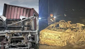 Tragjike në Maqedoni, kamioni përplaset me BMW-në, humbin jetën 4 persona
