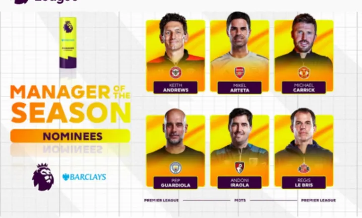 Trajneri më i mirë i Premier League/ Dominojnë spanjollët, 3 nga 6 kandidatët janë nga vendi iberik